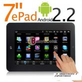 Tablet 7" com Android 2.2  WiFi
